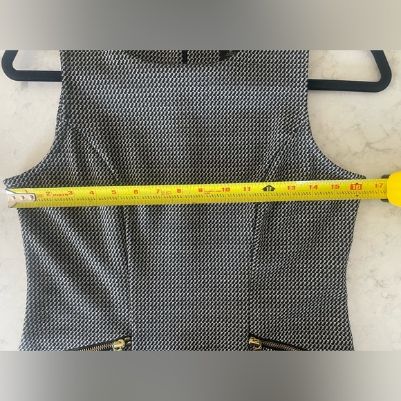 NWOT | Ann Taylor Factory | A Line Dress | Gray | Size 6 Petite - Picture 4 of 4